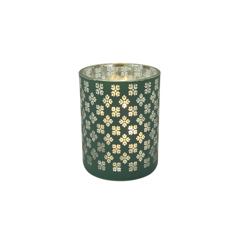 Green Christmas Candle Holder & Wax Bottle YD-CX-020