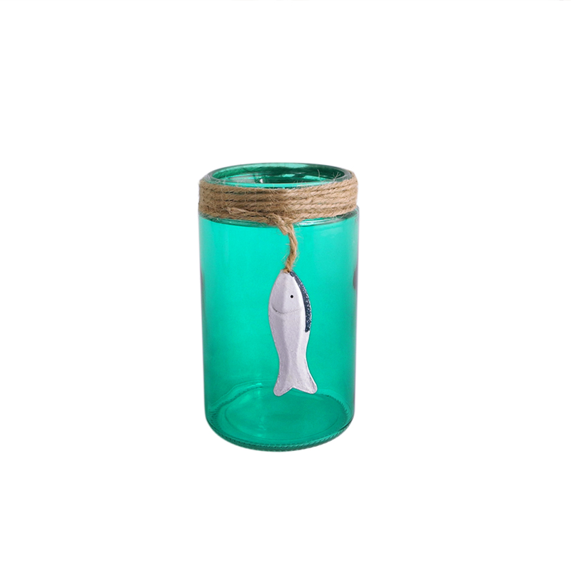 Small Fish Pendant Glass Bottle YD-OBS-039
