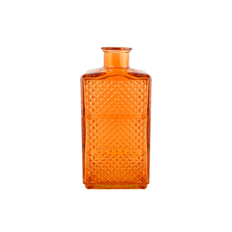 Orange Texture Glass Vases YD-CGV-039