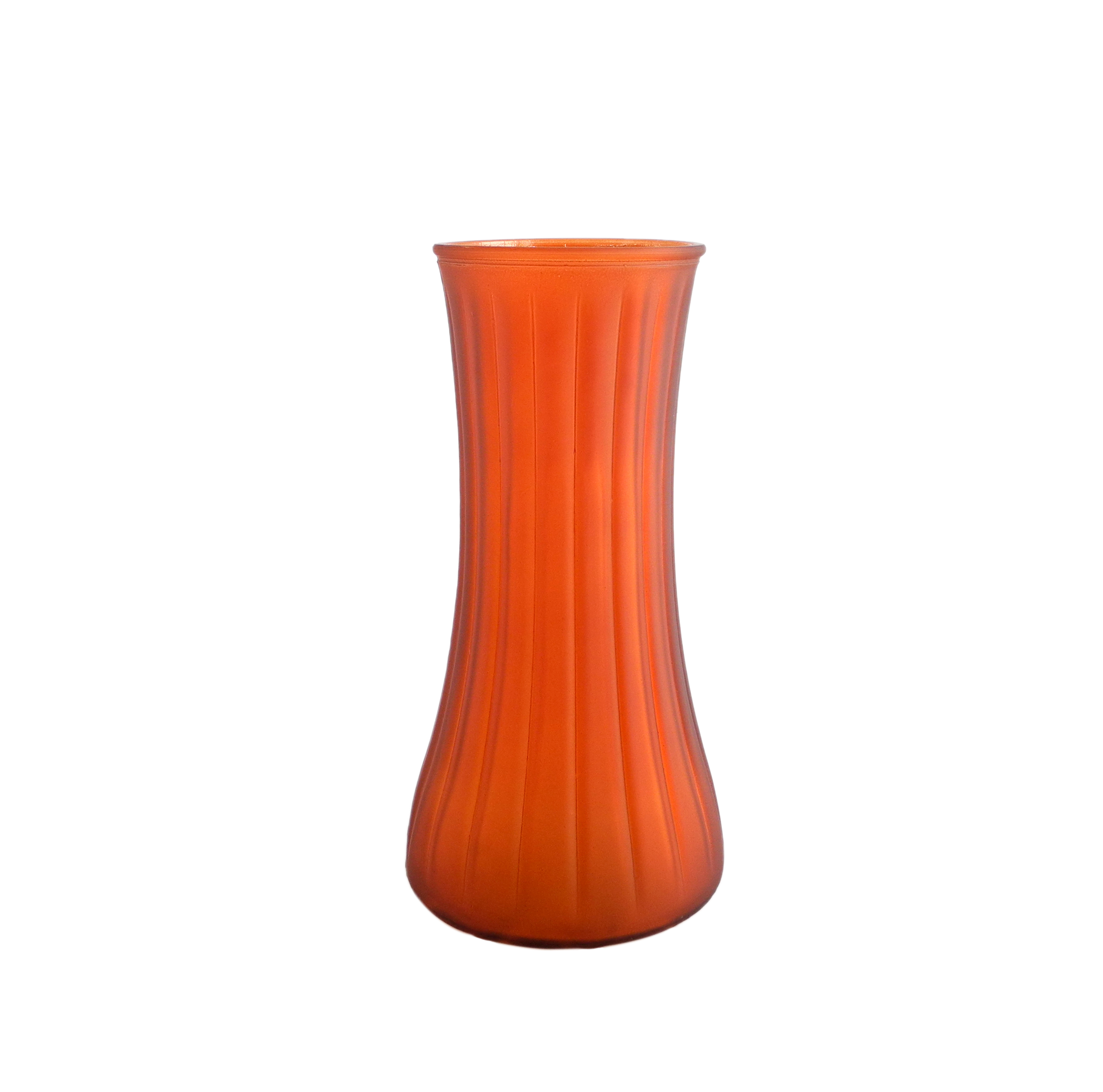 Orange Stripes Glass Vases YD-ND-115