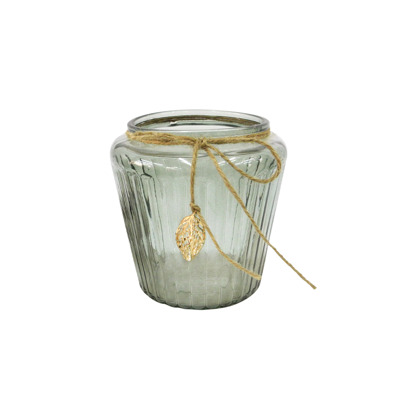 Maple Grey Glass Vase YD-TDH-005