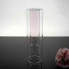 Pink Straight Lamp Glass Vase YD-BV-025
