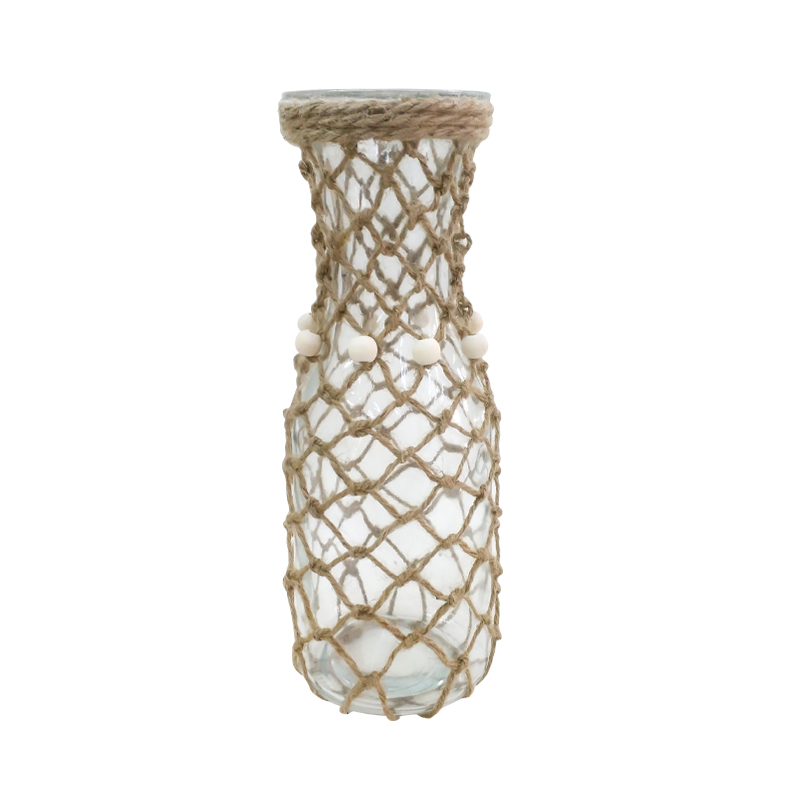Fishing Net Hemp Rope Glass Bottle YD-ACC-025