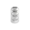 Gray Lampwork Glass Vase YD-BV-032