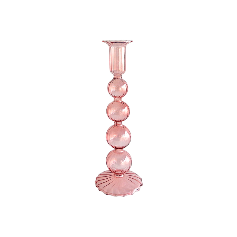 Pink Lamp Candle Holder YD-LCH-002