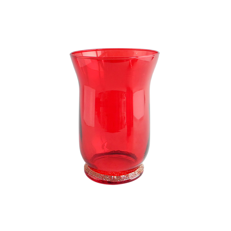 Red And White Glass Wind Lantern YD-CX-062