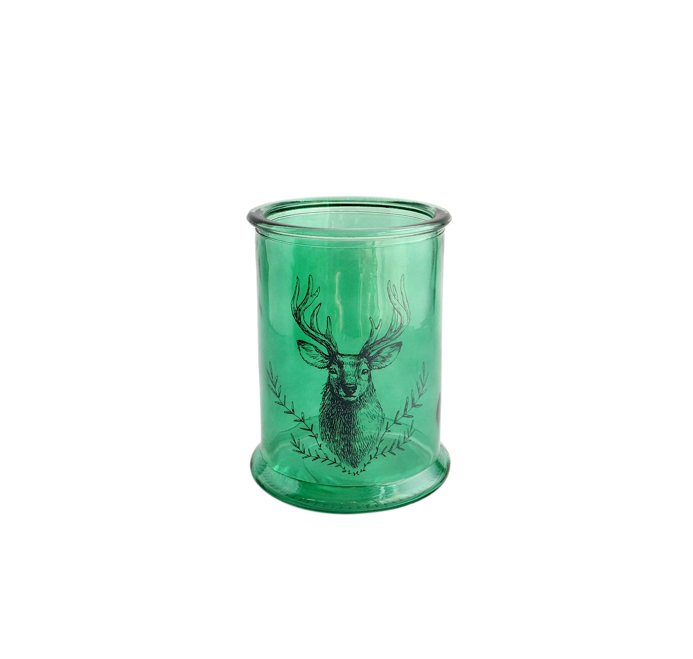 Green Candle Holder & Wax Bottle YD-HDWC-063