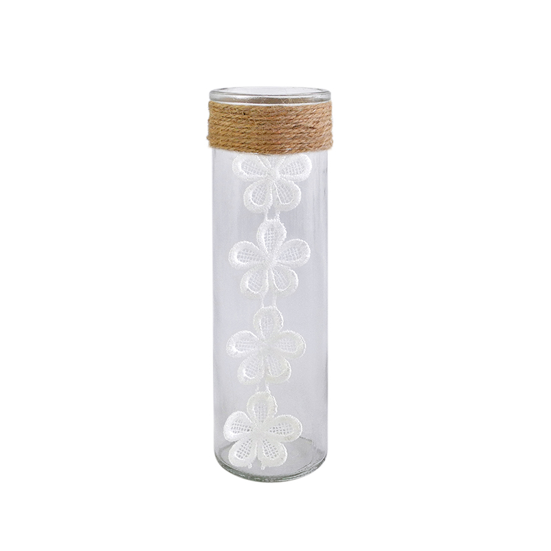 Lace Flower Decorative Glass Vases YD-ACC-019