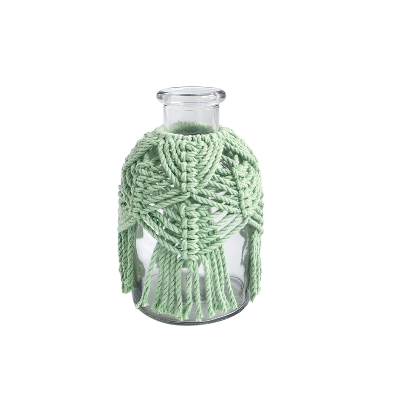 Green Cotton Thread Decorative Glass Vases YD-ACC-022