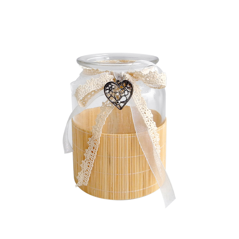 Lace Decorated Glass Vases YD-ACC-017