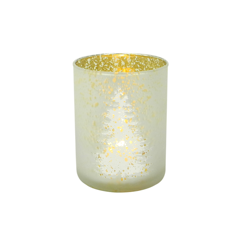 Beige Christmas Candle Holder & Wax Bottle YD-CX-022