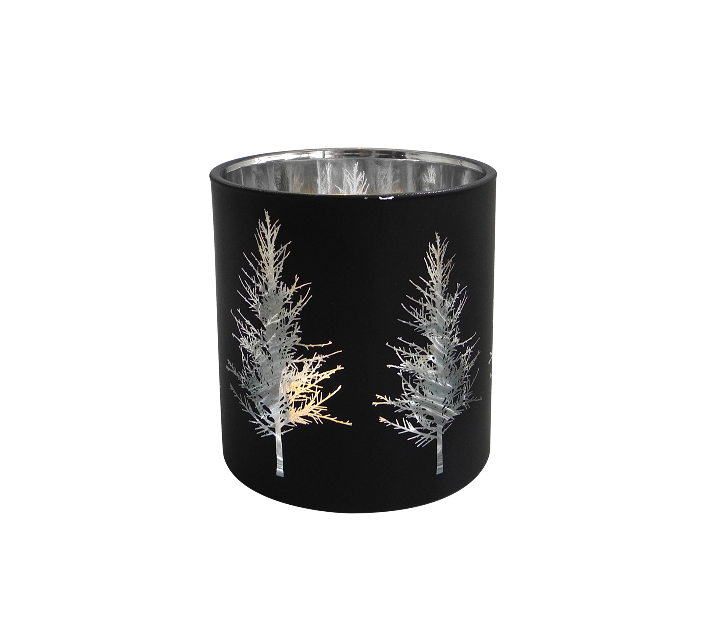 Yorklsun Glassware Black Christmas Candle Holder & Wax Bottle YD-HDWC-036