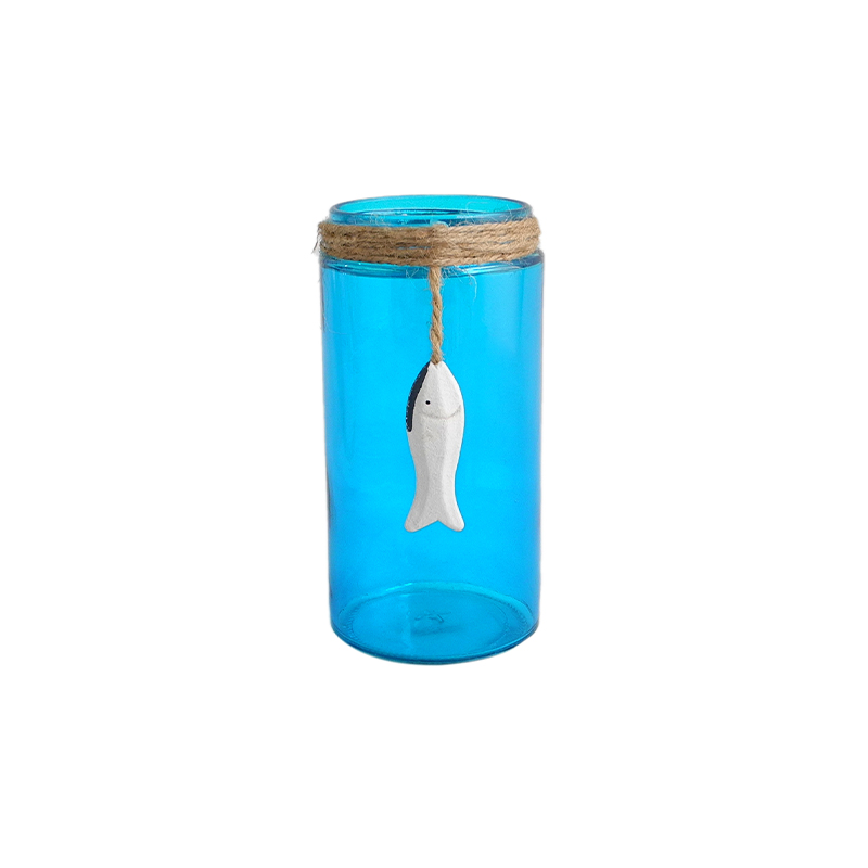 Small Fish Pendant Glass Bottle YD-OBS-039