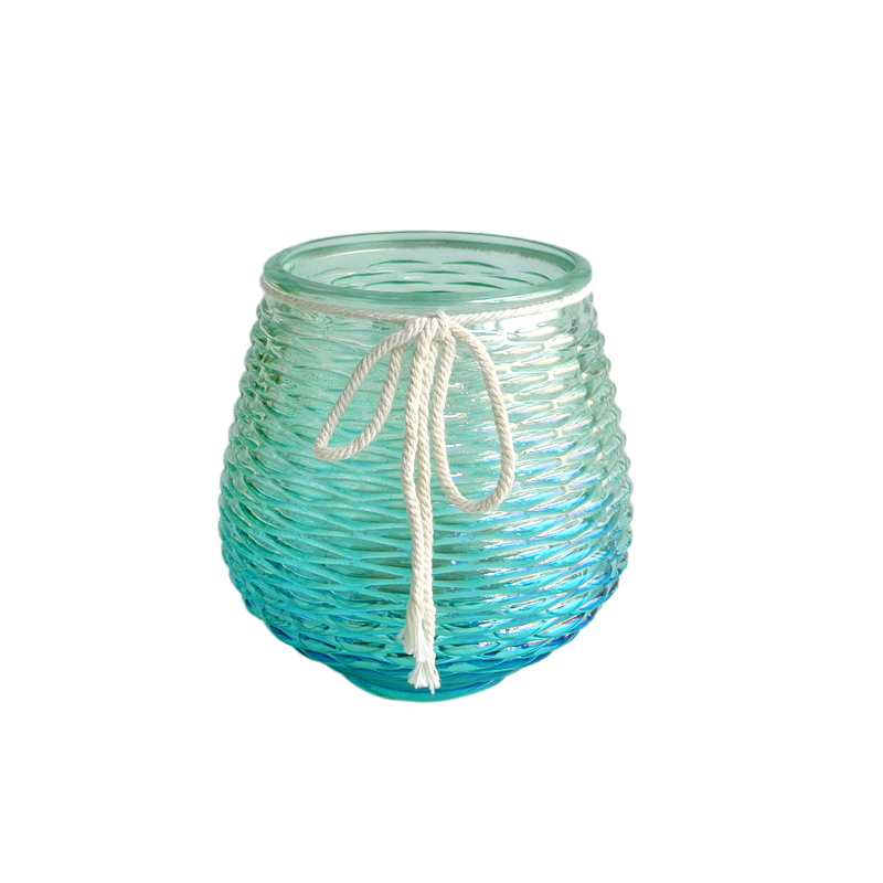 Alien Blue Glass Vases YD-OBS-035