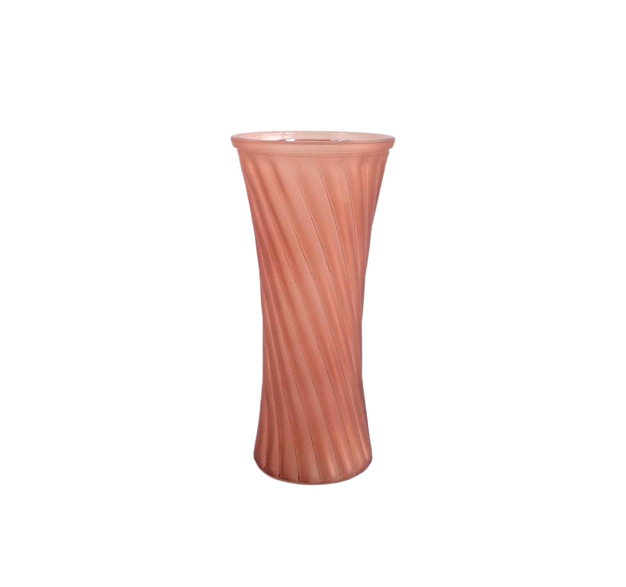 Lotus Root Pink Swirl Shape Glass Vases YD-ND-120