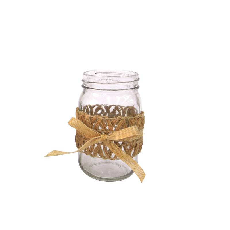 Fabric Flower Glass Vase YD-TDH-013