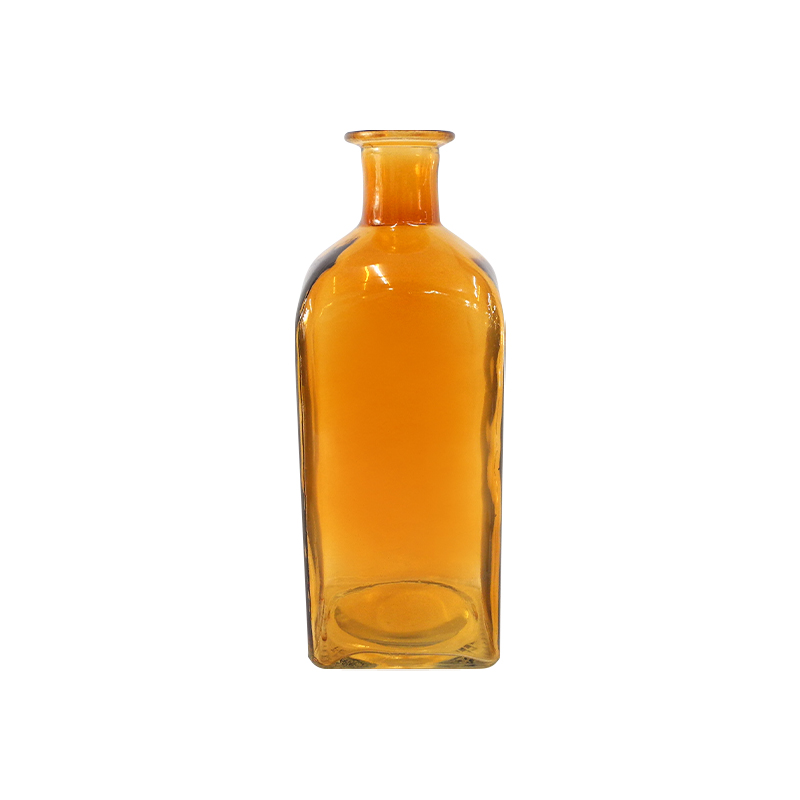 Yellow Transparent Glass Vases YD-TDH-008