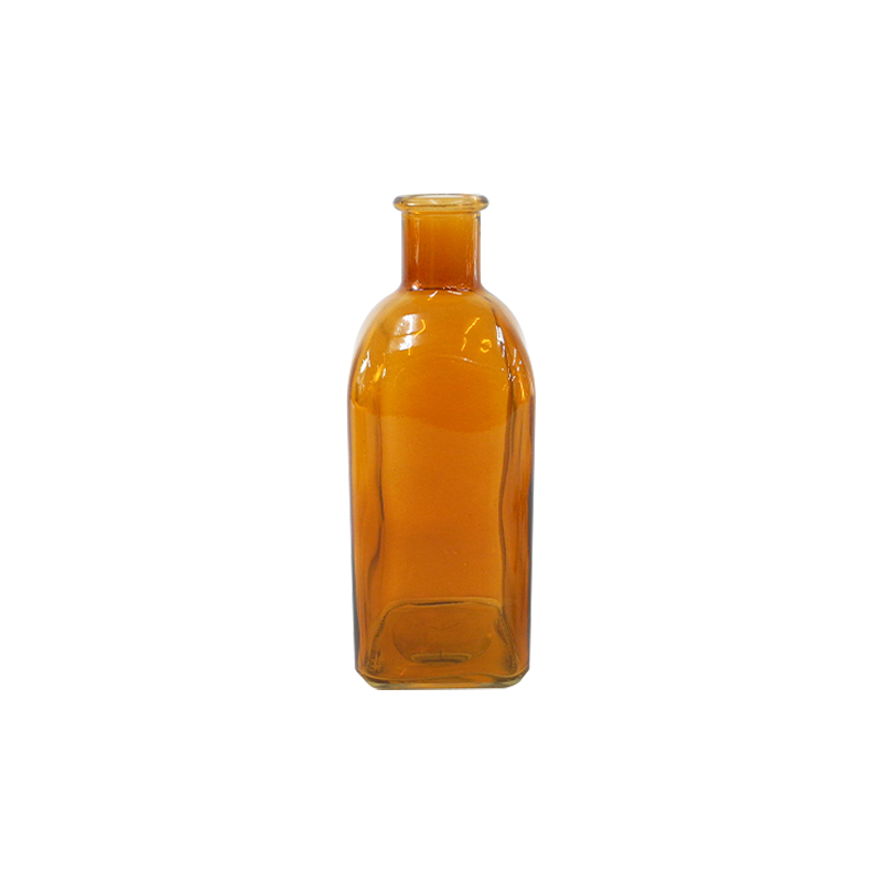 Yellow Transparent Glass Vases YD-TDH-008