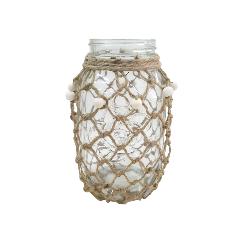 Fishing Net Hemp Rope Glass Bottle YD-ACC-025