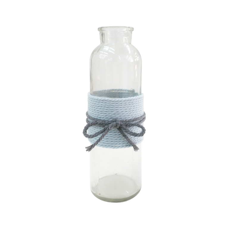 Colorful Hemp Rope Glass Bottle YD-ACC-027
