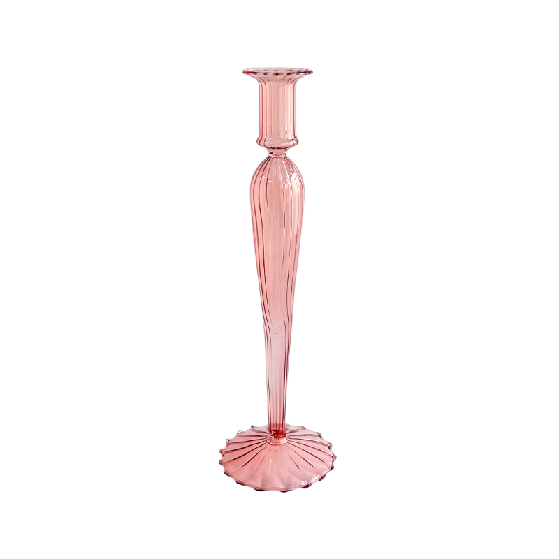 Pink Lamp Candle Holder YD-LCH-002