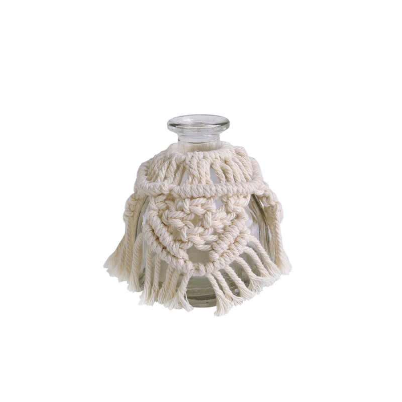 White Cotton Thread Decorative Glass Vases YD-ACC-024