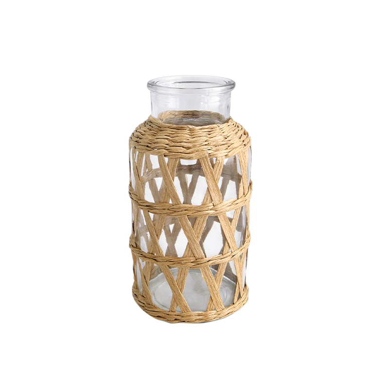 White Large Mesh Glass Vase YD-ND-056
