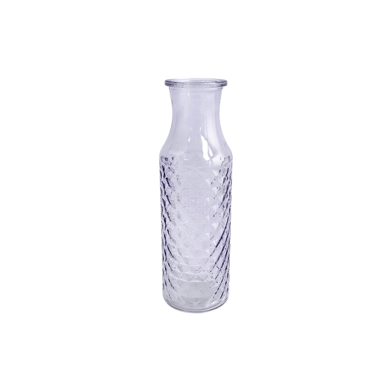 Purple Glass Vases & Wax Bottle YD-HDWC-156