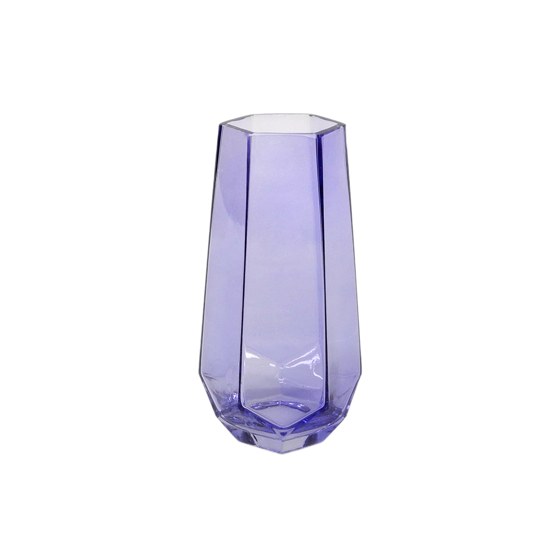 Pink Geometric Glass Vase YD-ND-165