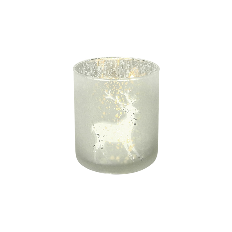 Beige Christmas Candle Holder & Wax Bottle YD-HDWC-123