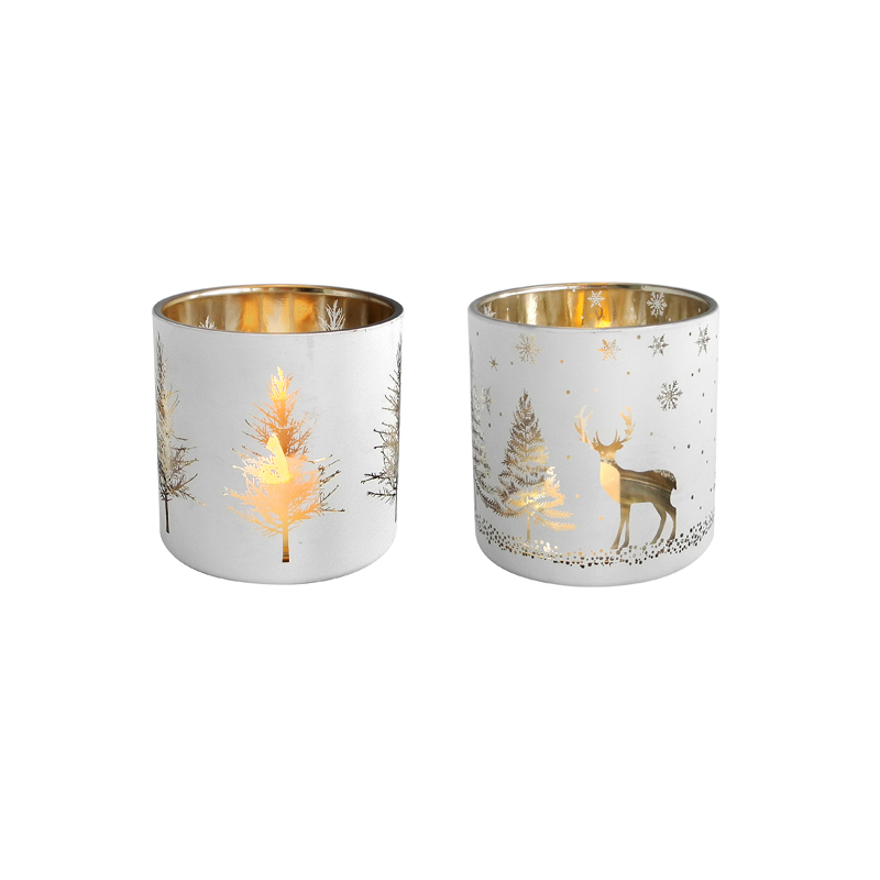 Gold Christmas Candle Holder & Wax Bottle YD-HDWC-036 