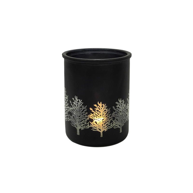 Black Candle Holder & Wax Bottle YD-HDWC-126