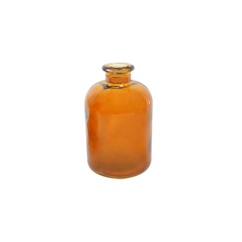 Yellow Transparent Glass Container YD-TDH-009
