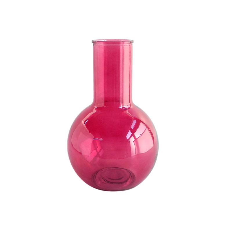 Red Glass Vase YD-CGV-026