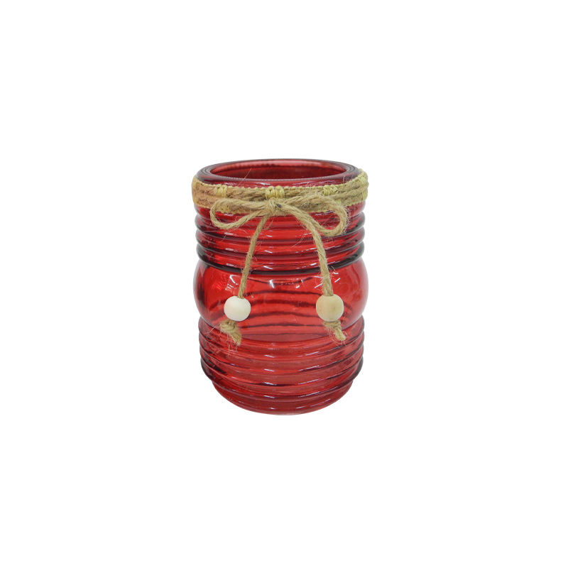 Maple Red Glass Vase YD-TDH-007