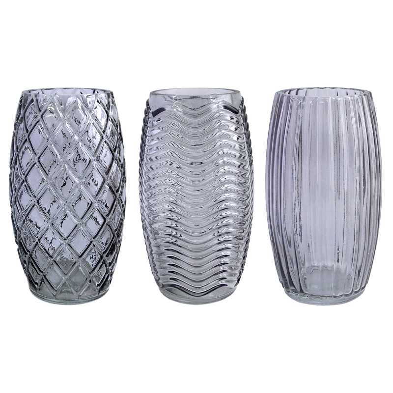 Grey Glass Vases YD-ND-005