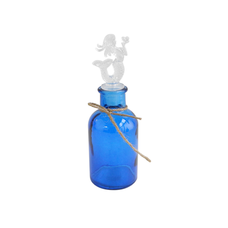 Cartoon Plug Blue Glass Vases YD-OBS-025