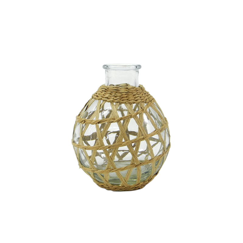 Paper Striped Glass Vases YD-ACC-013