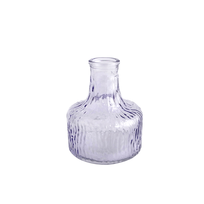 Purple Glass Vases & Wax Bottle YD-SS-036