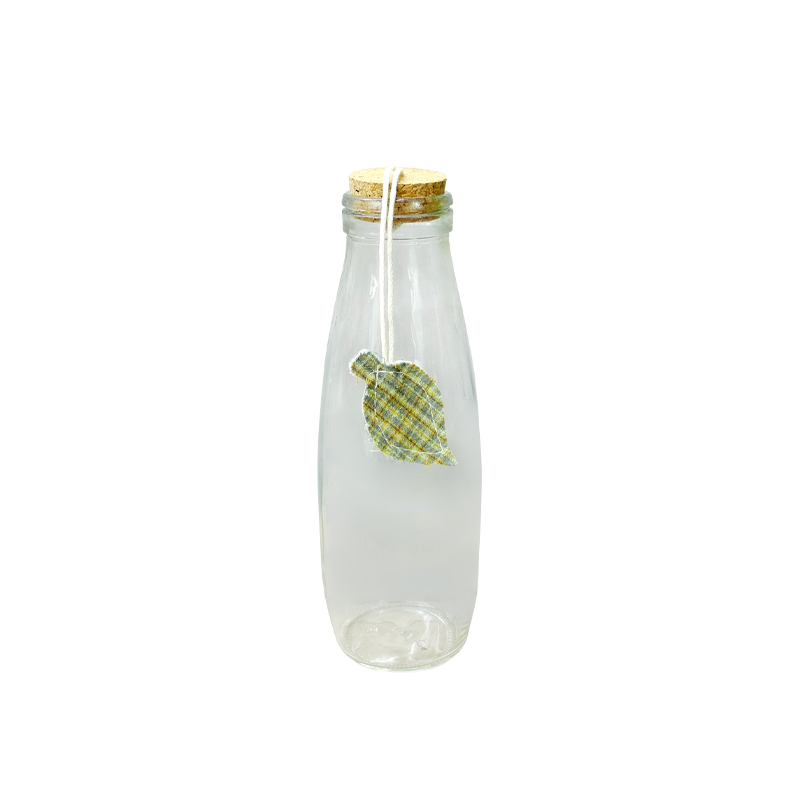 Autumn Leaves Clear Glass Bottle YD-TDH-014