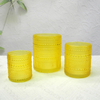 Yellow Candle Holder & Wax Bottle YD-HDWC-160