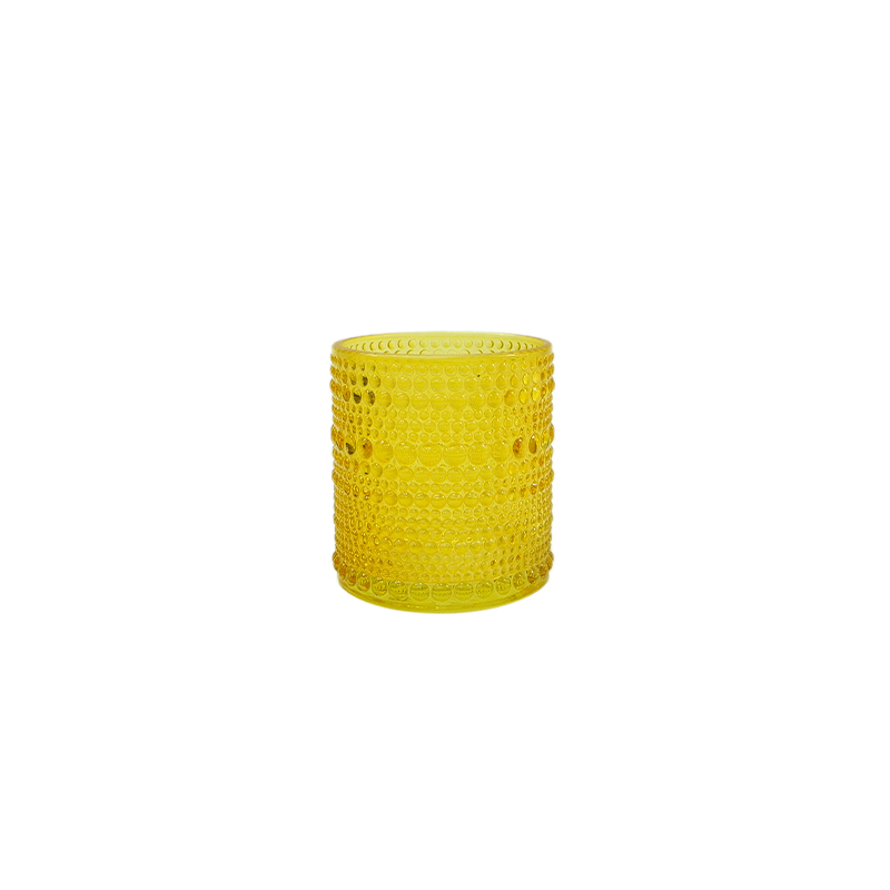 Yellow Candle Holder & Wax Bottle YD-HDWC-160