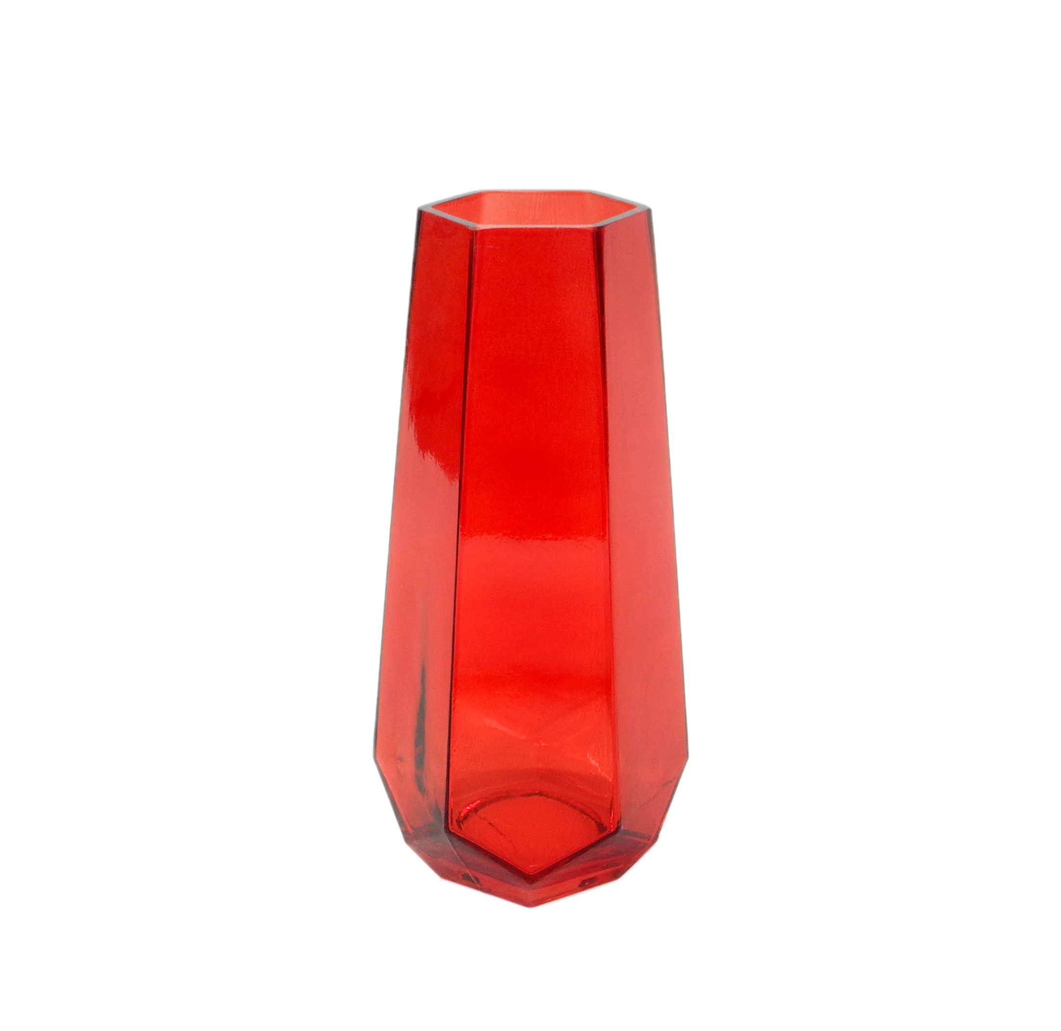 Pink Geometric Glass Vase YD-ND-154