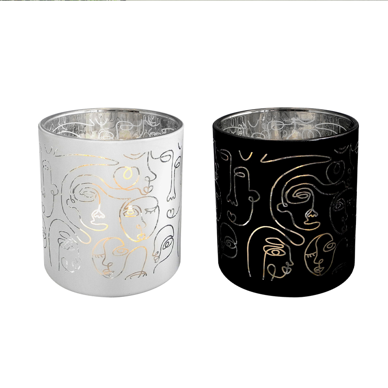 Portrait Pattern Candle Holder & Wax Bottle YD-HDWC-082