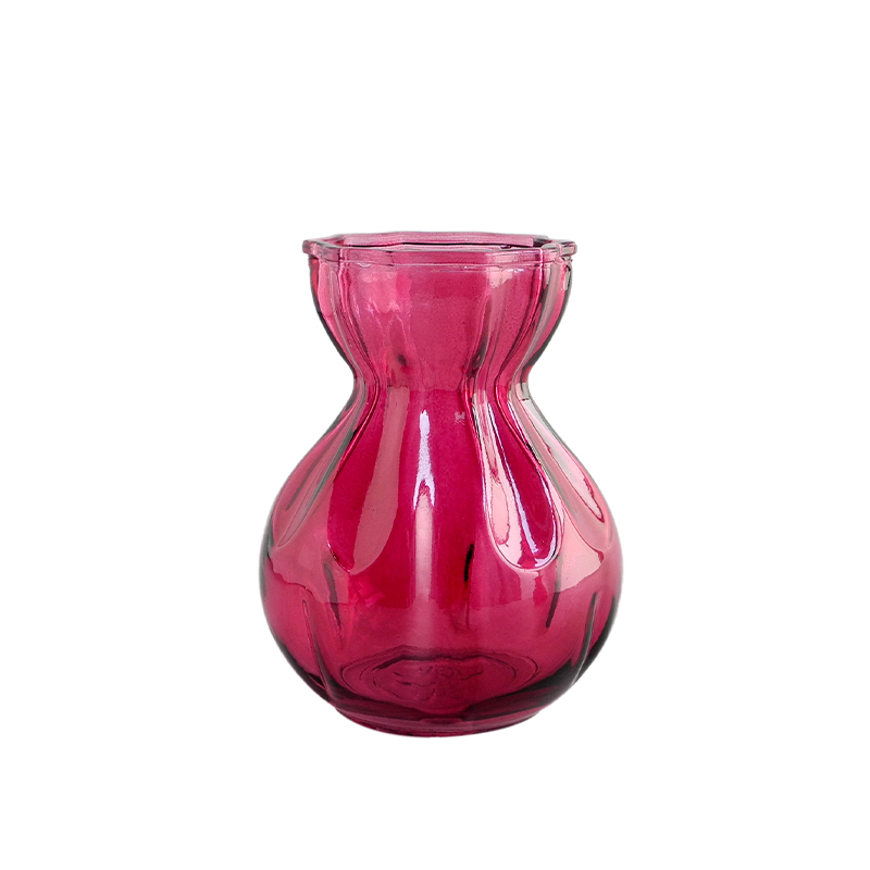 Pleats Glass Vase YD-CGV-027