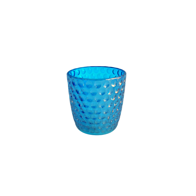 Dark Blue Pattern Glass Vases YD-OBS-031