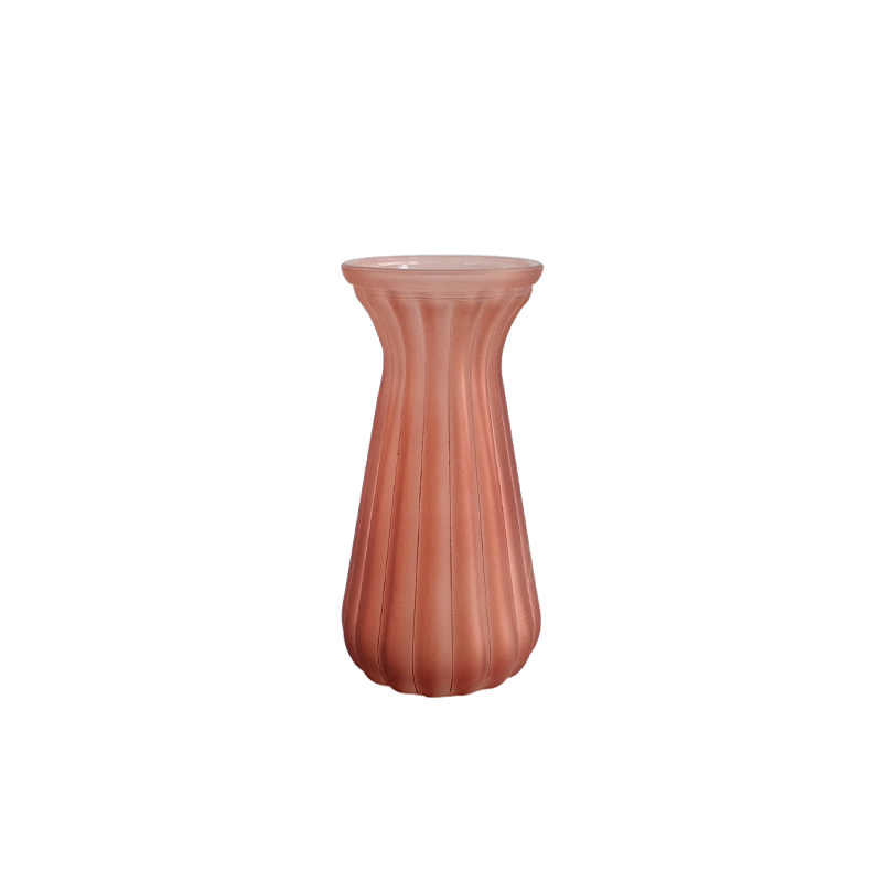 Lotus Root Pink Glass Vases YD-CGV-052