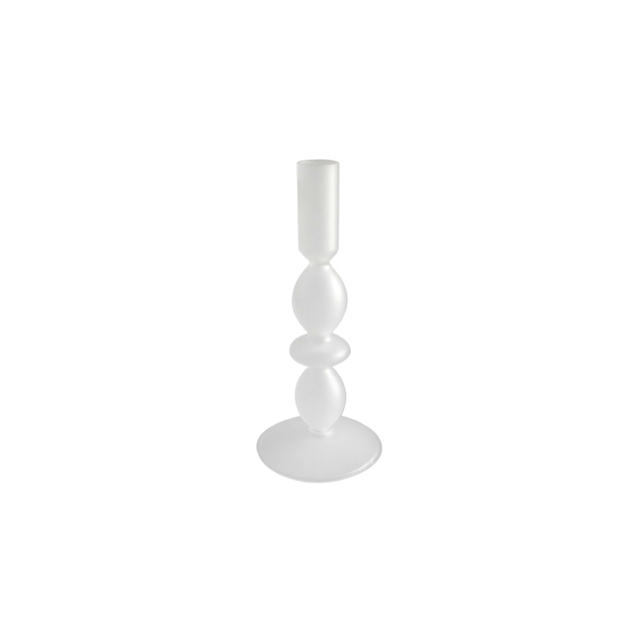 Frosted White Lamp Candle Holder YD-LCH-005