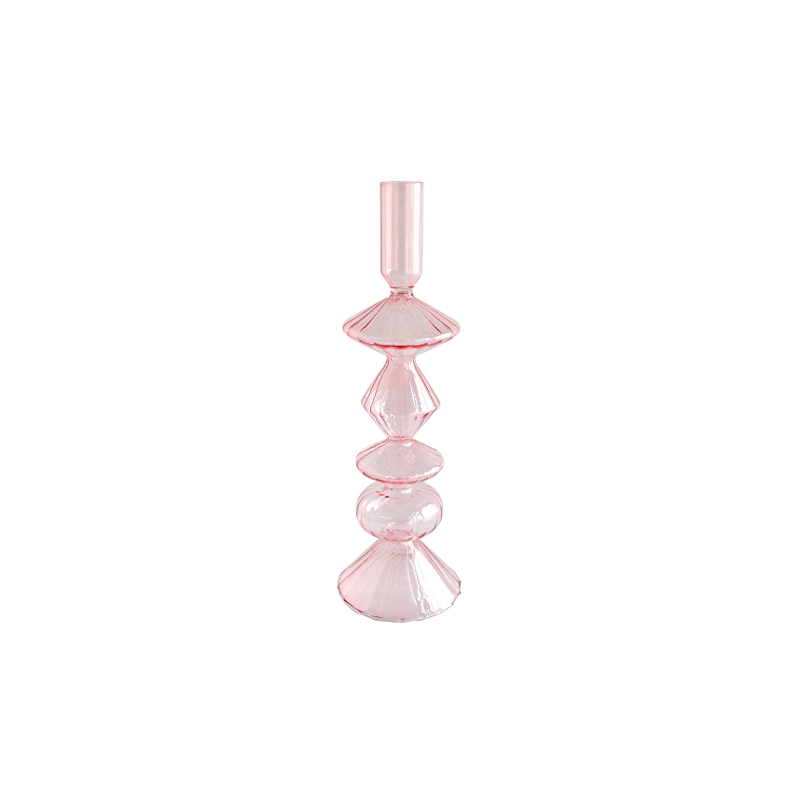 Pink Lamp Candle Holder YD-LCH-002