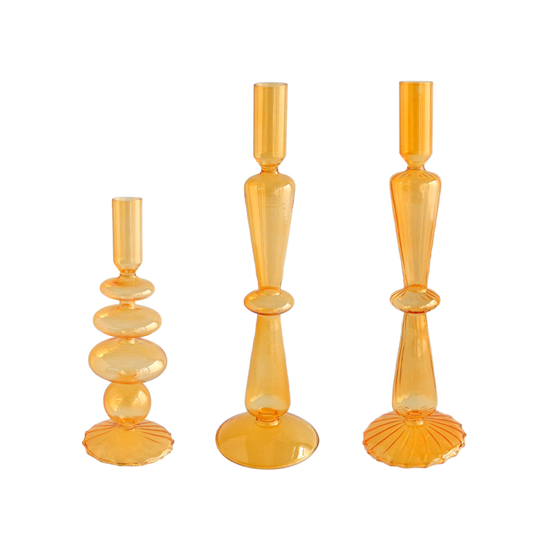 Orange Lamp Candle Holder YD-LCH-006